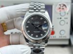 Rolex Datejust 3235 Movement 41mm 72h Diamond Markers Grey Face Watch